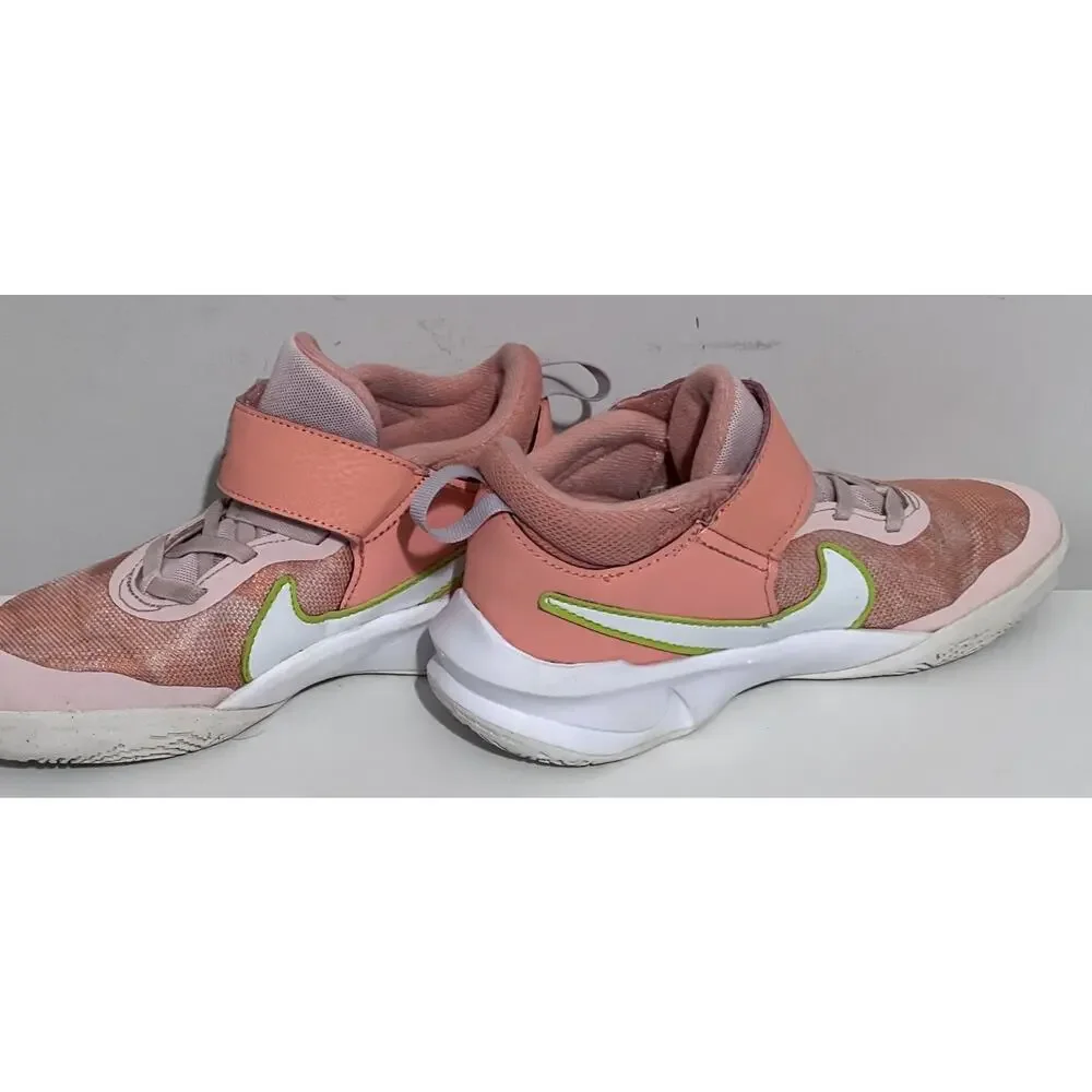 Nike Team Hustle D 10 Lil PS Peach DM4324-600 Youth 2Y